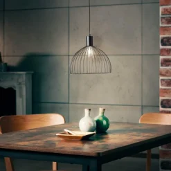 Suspension Brilliant Blacky Noir, 1 lumière