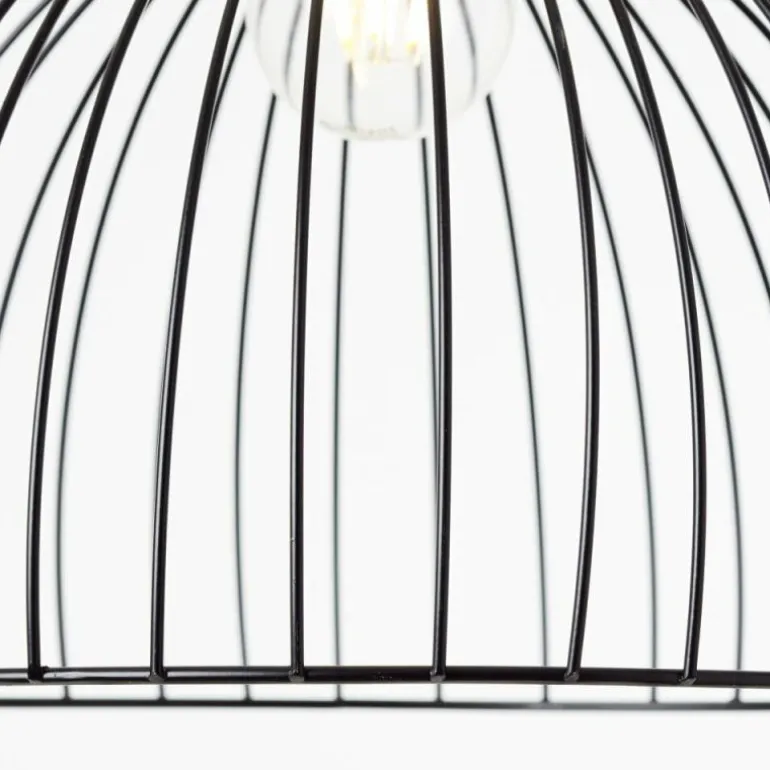 Suspension Brilliant Blacky Noir, 1 lumière