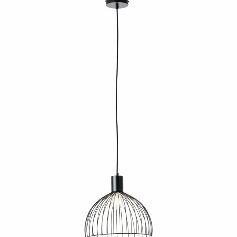 Suspension Brilliant Blacky Noir, 1 lumière