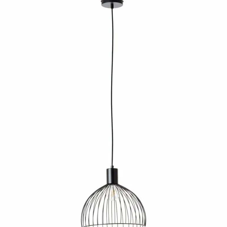 Suspension Brilliant Blacky Noir, 1 lumière