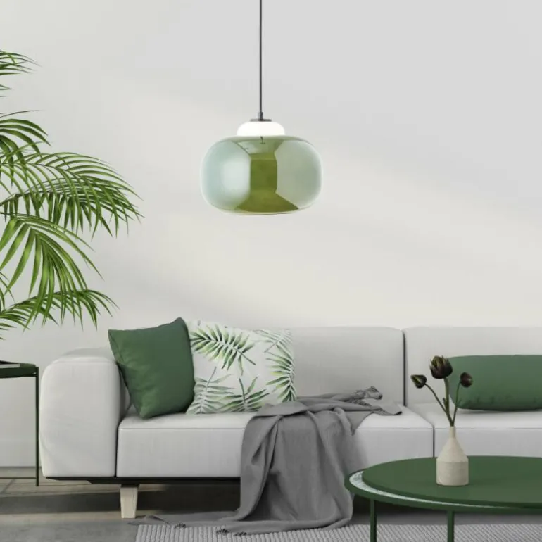 Suspension Brilliant Blop Noir, 1 lumière