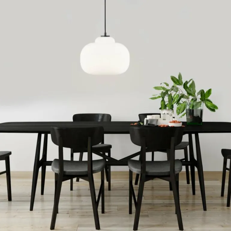 Suspension Brilliant Blop Noir, 1 lumière