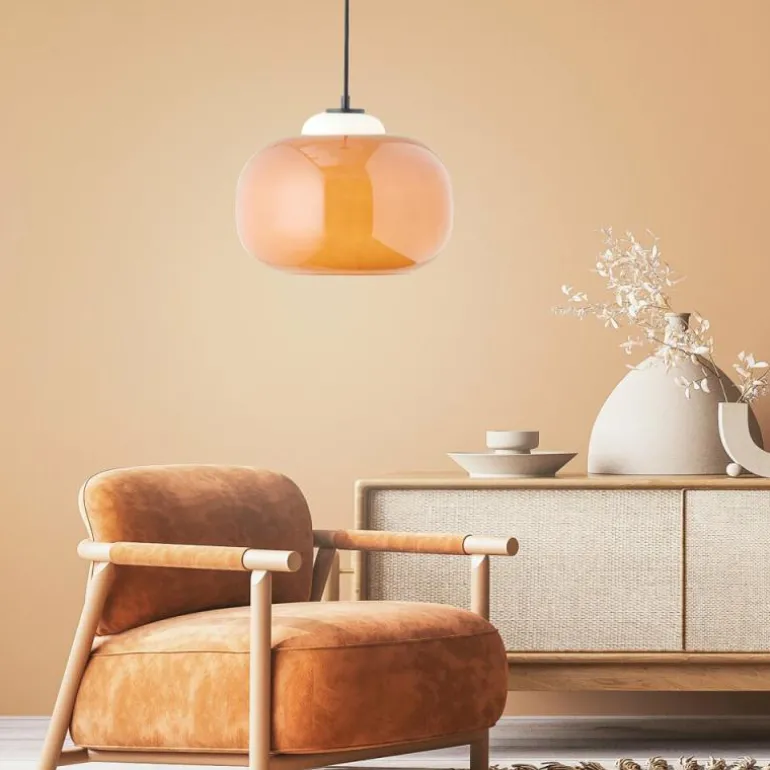 Suspension Brilliant Blop Noir, 1 lumière