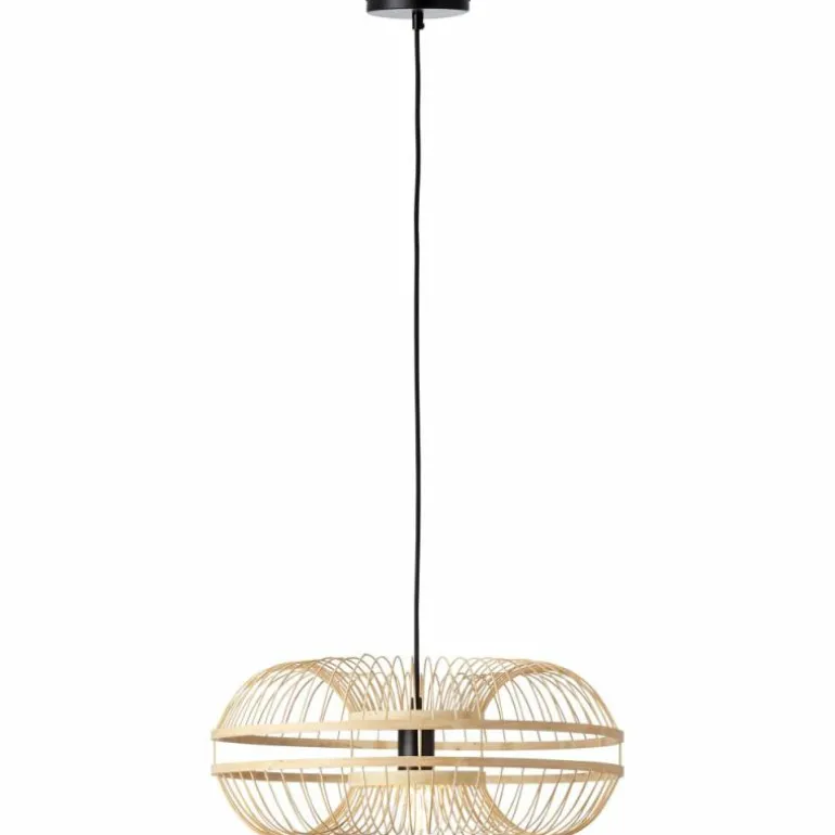 Suspension Brilliant BUSAN Brun, Noir, 1 lumière