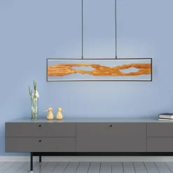 Suspension Brilliant Chaumont LED Noir, 1 lumière