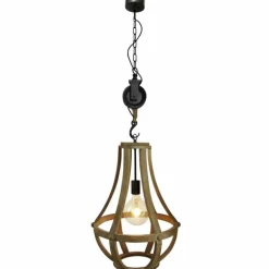 Suspension Brilliant Church Bois clair, 1 lumière