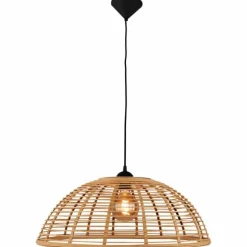 Suspension Brilliant CROSSTOWN Bois foncé, Noir, 1 lumière