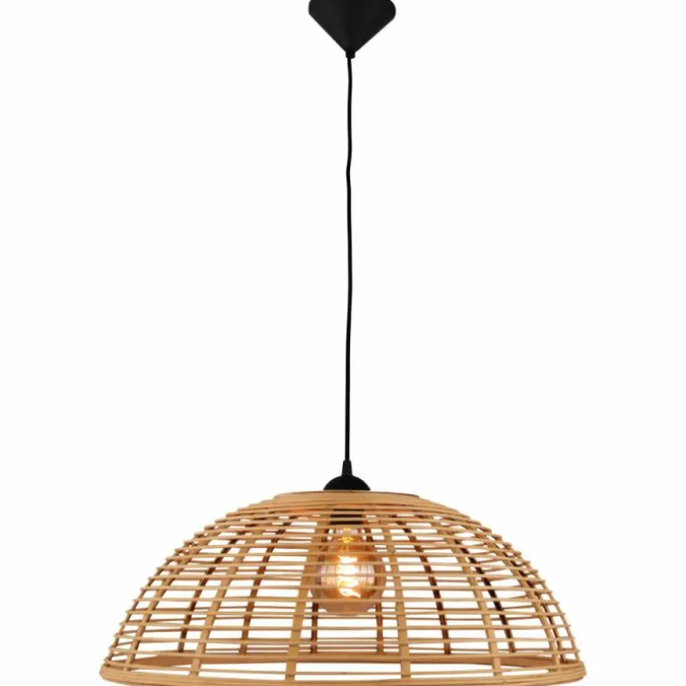 Suspension Brilliant CROSSTOWN Bois foncé, Noir, 1 lumière