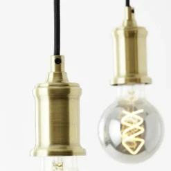 Suspension Brilliant Darcia Noir, 8 lumières