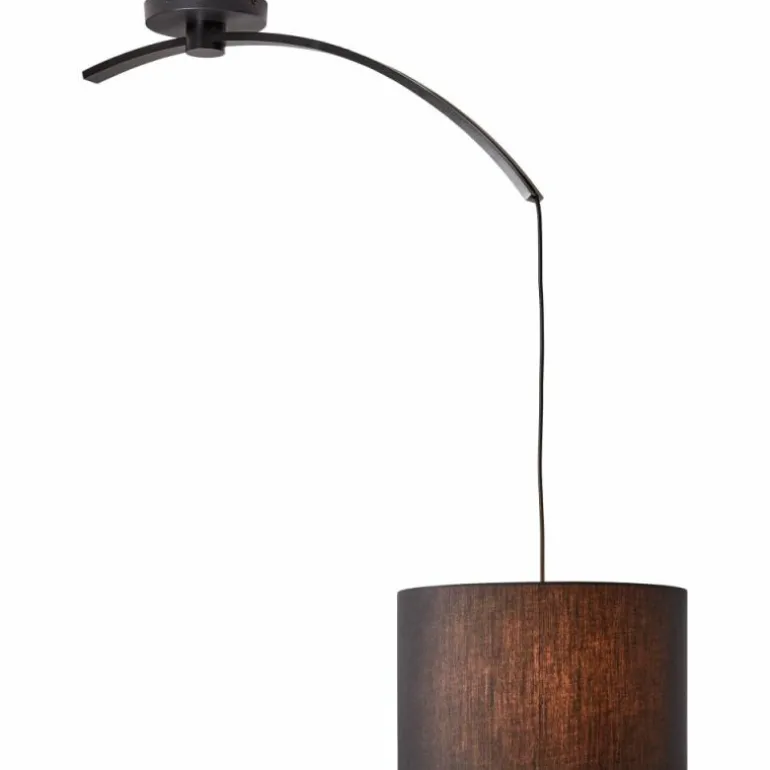 Suspension Brilliant Daria Noir, 1 lumière