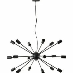 Suspension Brilliant Dree Noir, 18 lumières