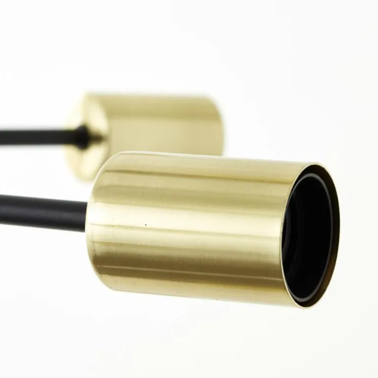 Suspension Brilliant Dree Noir, 18 lumières