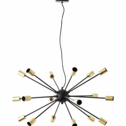 Suspension Brilliant Dree Noir, 18 lumières