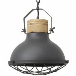 Suspension Brilliant Emma Bois clair, Noir, 1 lumière