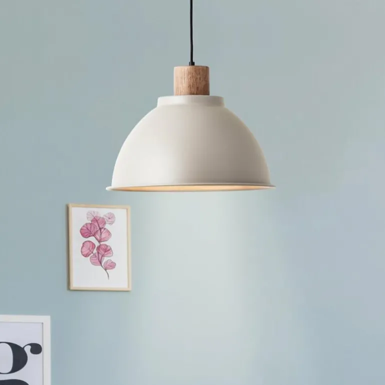 Suspension Brilliant Erena Gris, 1 lumière