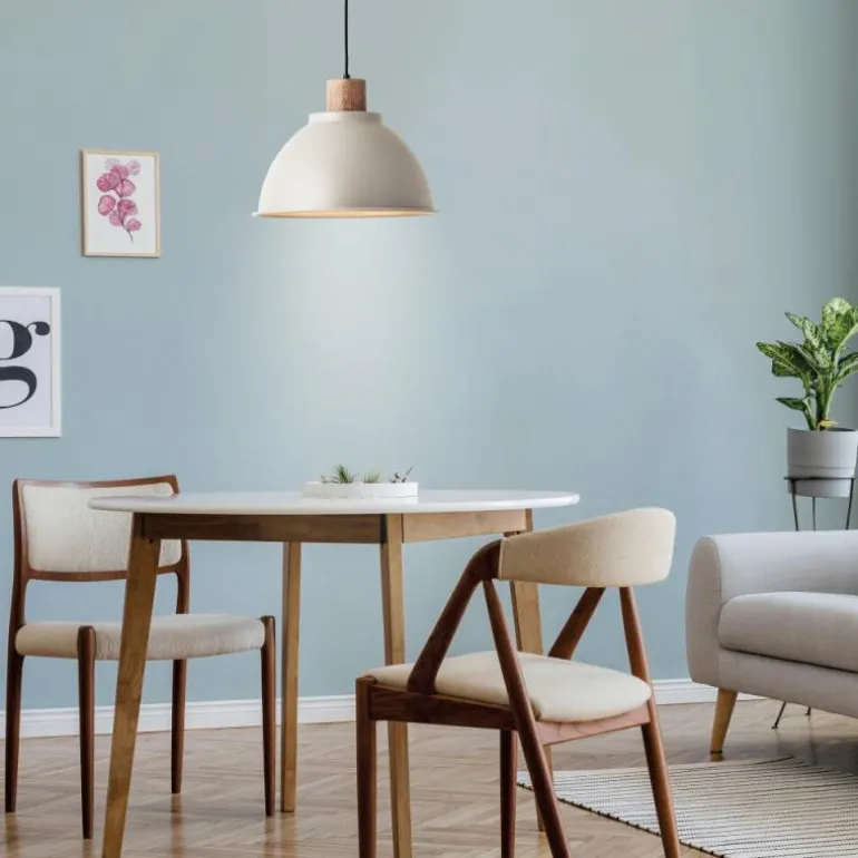 Suspension Brilliant Erena Gris, 1 lumière