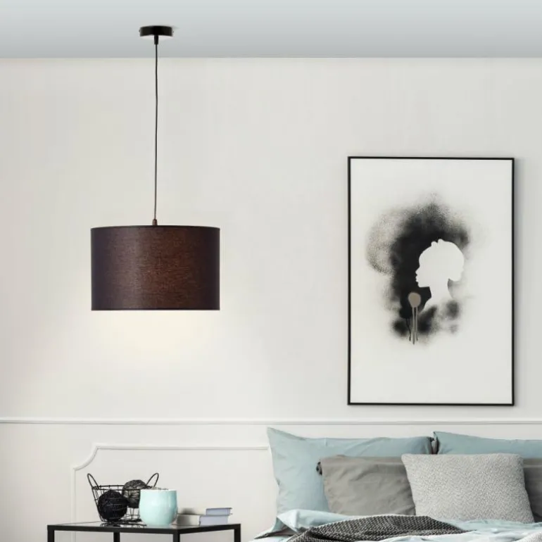 Suspension Brilliant Esher Argenté, 1 lumière