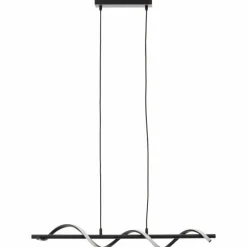 Suspension Brilliant Eunice LED Noir, 1 lumière