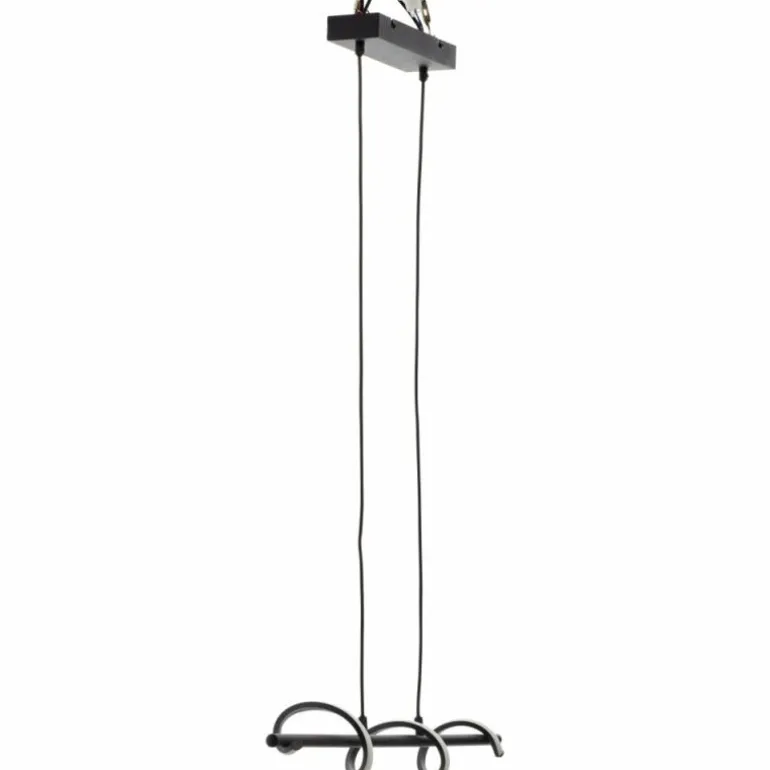 Suspension Brilliant Eunice LED Noir, 1 lumière