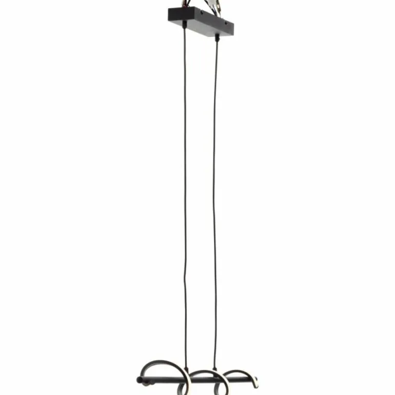 Suspension Brilliant Eunice LED Noir, 1 lumière