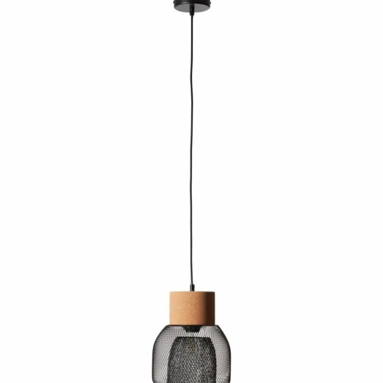 Suspension Brilliant Flaka Noir, 1 lumière