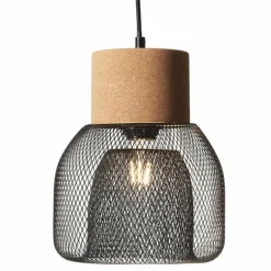 Suspension Brilliant Flaka Noir, 1 lumière