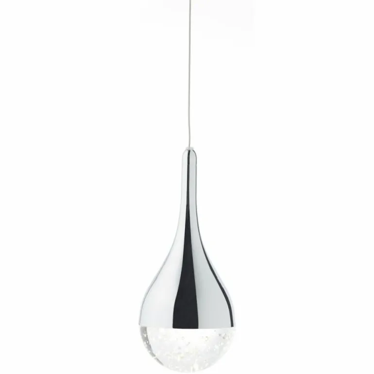 Suspension Brilliant FRIZZANTE LED Chrome, 4 lumières