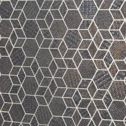 Suspension Brilliant Galance Noir, 2 lumières