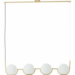 Suspension Brilliant Glint Or, 4 lumières