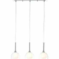 Suspension Brilliant Hadan Chrome, 3 lumières
