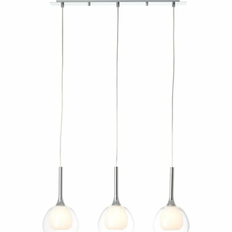 Suspension Brilliant Hadan Chrome, 3 lumières