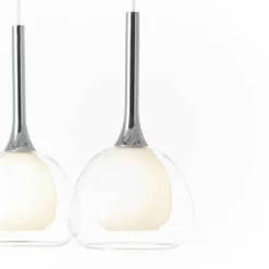 Suspension Brilliant Hadan Chrome, 3 lumières
