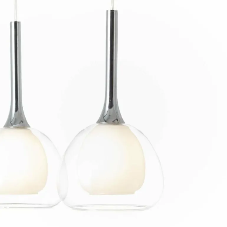 Suspension Brilliant Hadan Chrome, 3 lumières