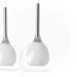 Suspension Brilliant Hadan Chrome, 3 lumières