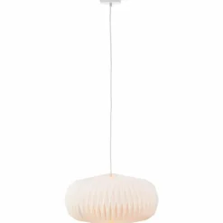 Suspension Brilliant June Blanc, 1 lumière