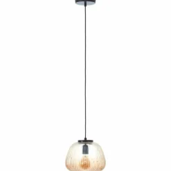 Suspension Brilliant Kaizen Noir, 1 lumière