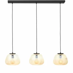 Suspension Brilliant Kaizen Noir, 3 lumières
