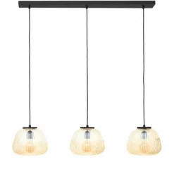 Suspension Brilliant Kaizen Noir, 3 lumières