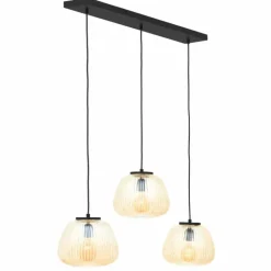 Suspension Brilliant Kaizen Noir, 3 lumières