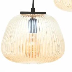 Suspension Brilliant Kaizen Noir, 3 lumières