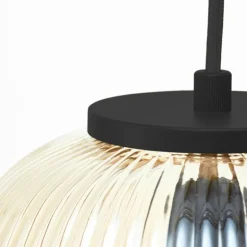 Suspension Brilliant Kaizen Noir, 3 lumières