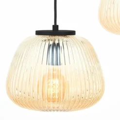 Suspension Brilliant Kaizen Noir, 3 lumières