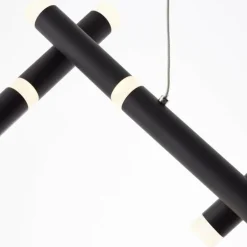 Suspension Brilliant Lagano LED Noir, 1 lumière