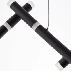 Suspension Brilliant Lagano LED Noir, 1 lumière