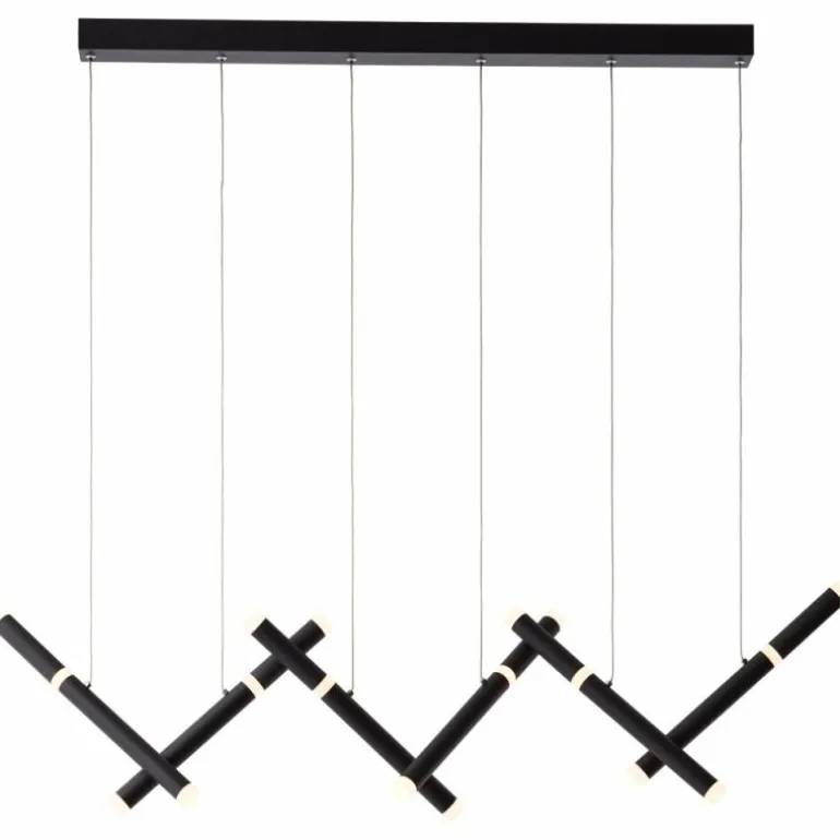 Suspension Brilliant Lagano LED Noir, 1 lumière