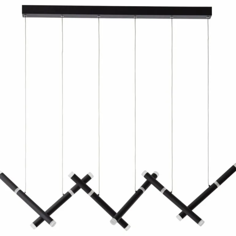 Suspension Brilliant Lagano LED Noir, 1 lumière