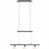 Suspension Brilliant Leuchten Tonja LED Chrome, 3 lumières