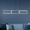 Suspension Brilliant Living Tunar LED Aluminium, 1 lumière