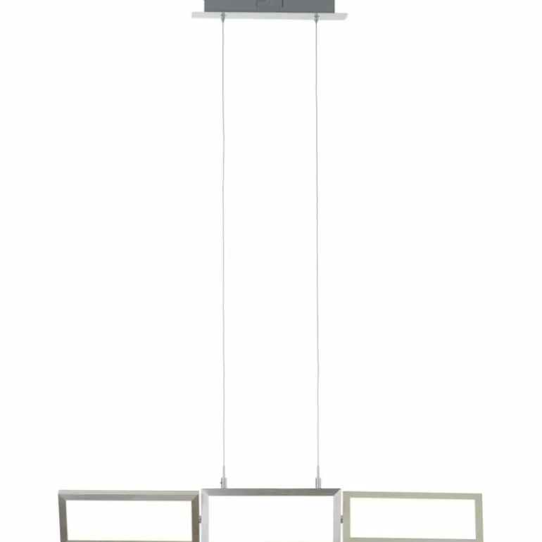 Suspension Brilliant Living Tunar LED Aluminium, 1 lumière