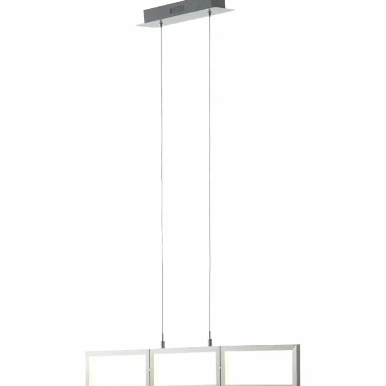 Suspension Brilliant Living Tunar LED Aluminium, 1 lumière